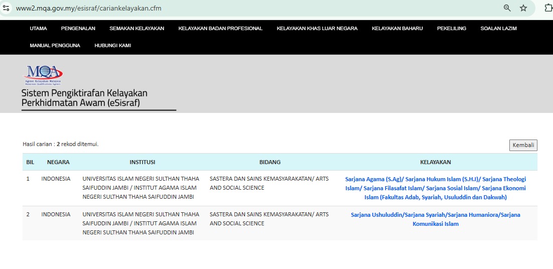MQA Recognition Certificate 1